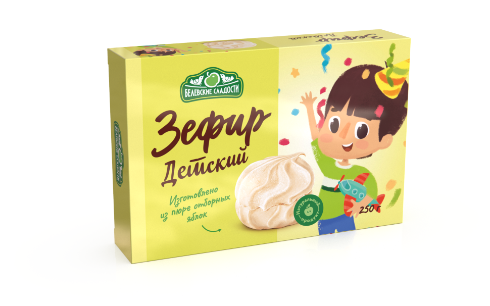  Зефир белевский "Детский" 250г в Ленинск-кузнецком