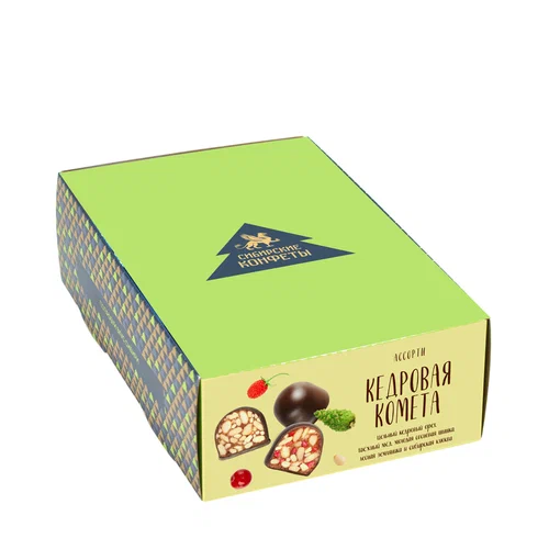  Кедровая комета Ассорти (9429) (классика, клюква, шишка, земляника), 540г   в Ленинск-кузнецком
