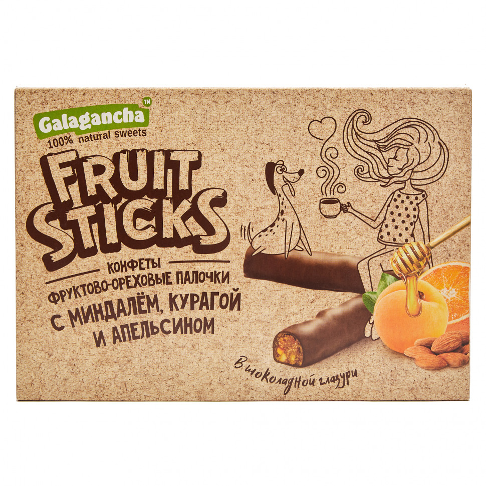  Берестов КРАФТ Fruit Stiсks с курагой и миндалем, 175г   в Ленинск-кузнецком