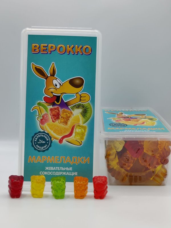№2 Жевательный мармелад Мишки фруктовые, 250г   в Ленинск-кузнецком