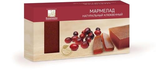  Мармелад пластовый 210г клюквенный в Ленинск-кузнецком