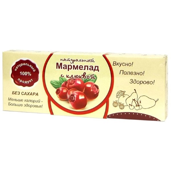 №2 Мармелад натуральный "Клюква" 140г в Ленинск-кузнецком